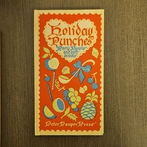 Holiday Punches Party Bowls and Soft Drinks - Vintage Recipe book in box
